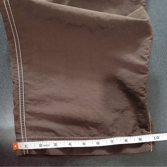 Eddie Bauer Brown Hiking Pants Womens 14, Lightweight w/Zip Pockets 100% Nylon - Picture 14 of 14